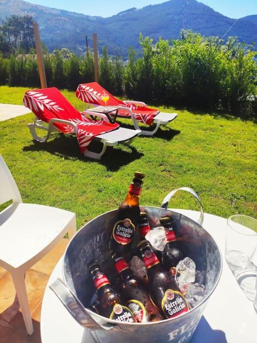 Casa Nueva De Vigo Rural Mos Con Jacuzzi Y Chimenea Para Escapada Romantica Exterior foto