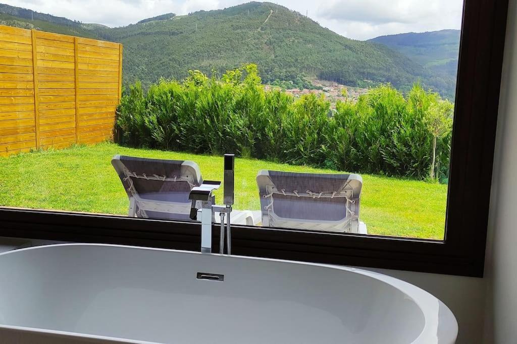 Casa Nueva De Vigo Rural Mos Con Jacuzzi Y Chimenea Para Escapada Romantica Exterior foto