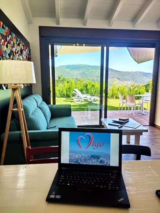 Casa Nueva De Vigo Rural Mos Con Jacuzzi Y Chimenea Para Escapada Romantica Exterior foto