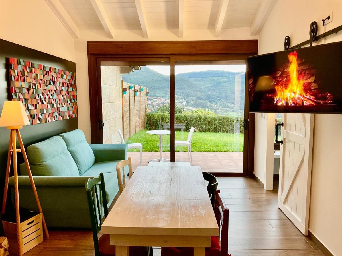Casa Nueva De Vigo Rural Mos Con Jacuzzi Y Chimenea Para Escapada Romantica Exterior foto