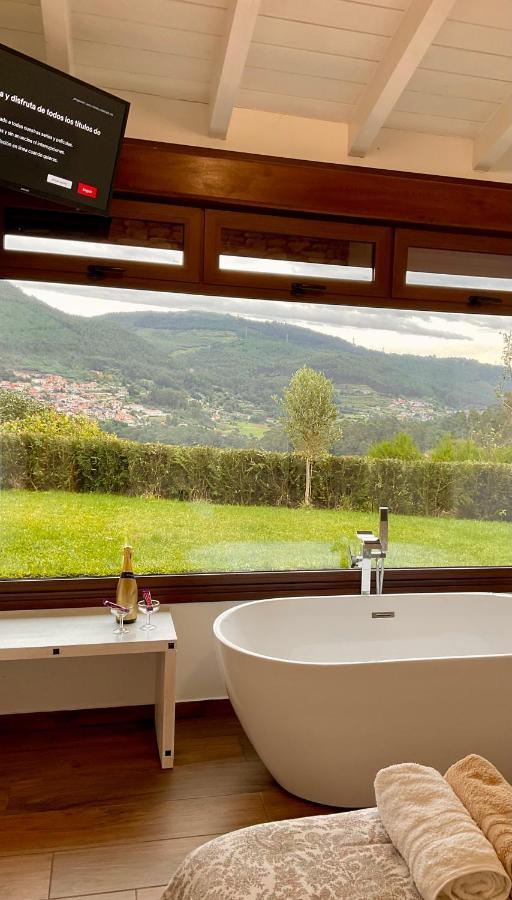 Casa Nueva De Vigo Rural Mos Con Jacuzzi Y Chimenea Para Escapada Romantica Exterior foto