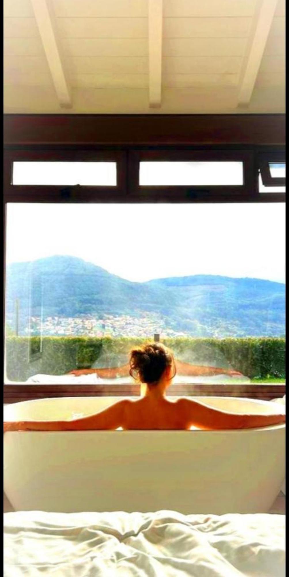 Casa Nueva De Vigo Rural Mos Con Jacuzzi Y Chimenea Para Escapada Romantica Exterior foto